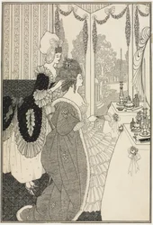 El tocador, de El rapto del rizo por Alexander Pope, c.1895-96