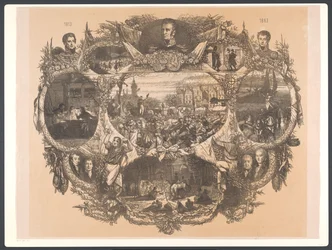 Placa conmemorativa de las fiestas de noviembre de 1863