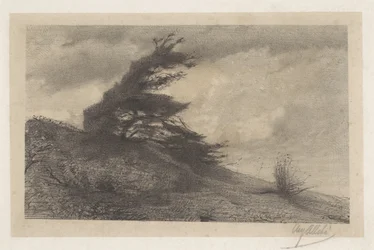Paisaje en tiempo de tormenta