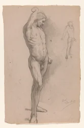 Desnudo masculino, de frente