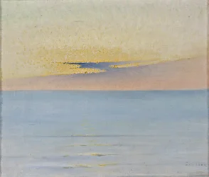 Mar al atardecer