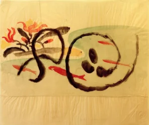 Patrón de peces, diseño para bordado