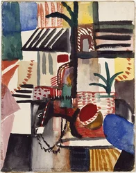 Hombre con burro, Túnez, 1914