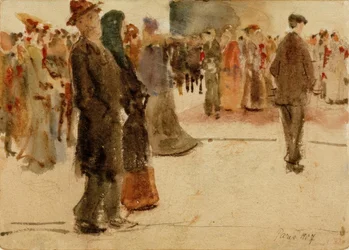 Escena callejera de París