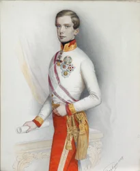 Retrato del Emperador Francisco José I de Austria, 1849