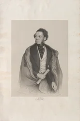 Retrato del compositor y director Gottfried von Preyer 1807-1901, 1845