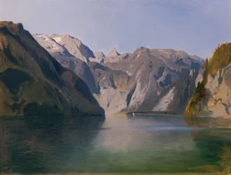 Vista sobre el Koenigssee