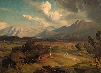 paisaje de estribaciones