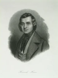 Retrato del poeta Heinrich Heine 1797-1856, 1842
