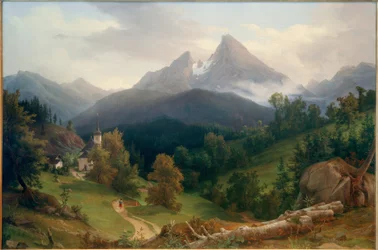 Paisaje con Watzmann