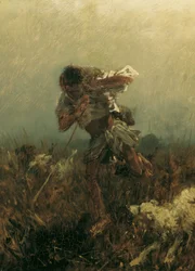 niño perseguido por perros