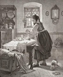 El Tocador. Cuidado infantil del siglo XIX