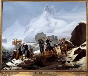 Paisaje de Susten (Alpes suizos)