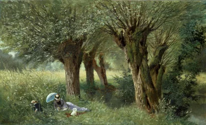 En el prado, 1880