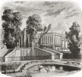 Le Petit Trianon en Versalles, Francia, siglo XIX