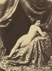 Estudio de desnudo,c. 1855 (foto)