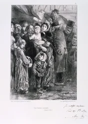 Cantine Nationale, sitio de París, guerra franco-prusiana, enero de 1871