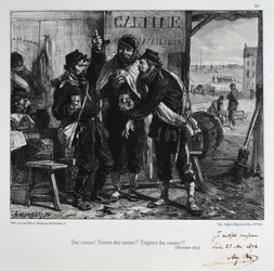 ¡Cañones! ¡Más cañones! ¡Siempre cañones! Sitio de París, diciembre de 1870, 1872