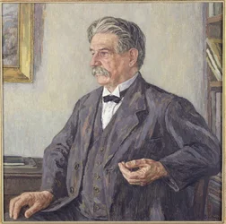 Dr. Albert Schweitzer (1875-1965) (óleo sobre lienzo)