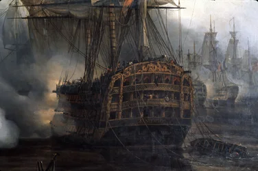Batalla de Trafalgar (detalle)