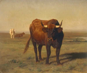 Ganado en el paisaje