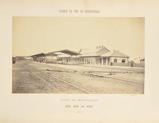 Estación de Montargis, Vista de la vía