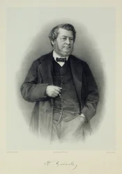 Retrato de Adolphe Guéroult 1810-1872