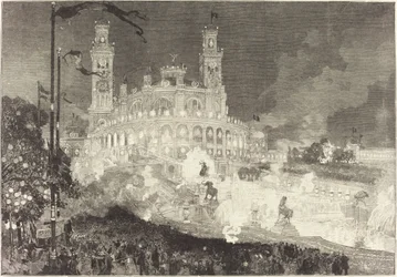 14 de julio. Iluminación del Palais du Trocadéro