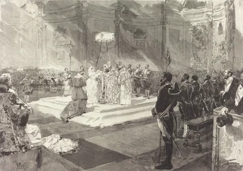 Bautismo real en la Corte de España, 1882