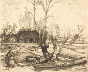 En el pantano inundado - El pastor, 1911