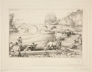 El abrevadero del Pont Marie