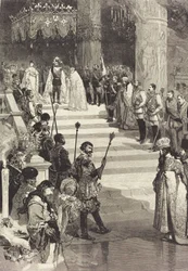 La coronación del emperador Alejandro III de Rusia, 27 de mayo de 1883.
