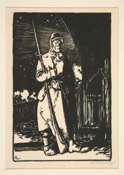 Le G. V. C. (Guardias de los canales de comunicación), de La guerra de 1914, primera serie, núm. 9