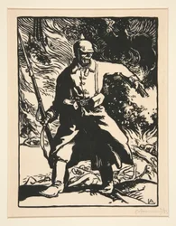 El soldado prusiano, de La guerra de 1914, primera serie, núm. 10