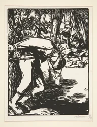 The Francs-Tireurs (Sharpshooters), de La guerra de 1914, primera serie, núm. 11