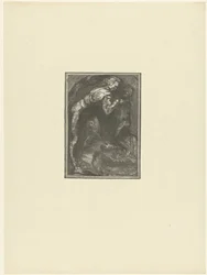 Miguel Ángel esculpe un esclavo
Michel Ange modelando l