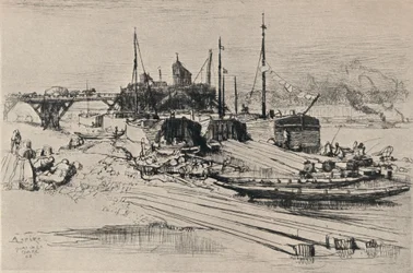 Vertedero público, Quai de la Gare, 1915