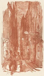 Rue Saint-Severin, publicado 1901