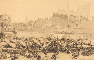 El gran mercado de manzanas, 1891