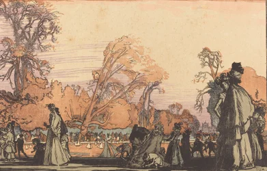 El estanque en las Tullerías, 1898