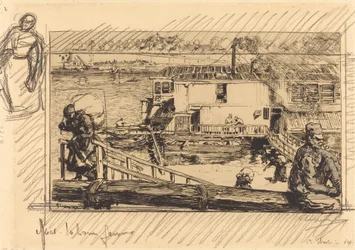 La Lavandería Le lavoir, 1891