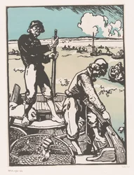 Dos viseras
Pescadores de camarones