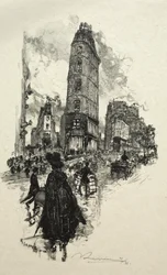 Esquina de la Rue de la Lune, 1890