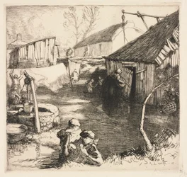 Barrio de pescadores Saint-Jean-de-Monts, 1915