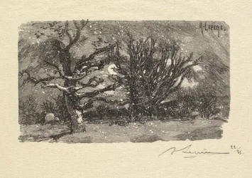 Bosque de Fontainebleau: En el dormitorio de Lantara, 1890