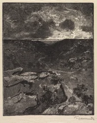 Bosque de Fontainebleau: Valle de Franchard, 1890