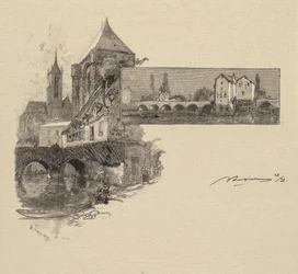 Bosque de Fontainebleau: Moret, el molino de madera