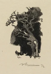 Bosque de Fontainebleau: El furioso, 1890