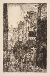 La Bièvre, Les Gobelins, Saint-Séverin: El Barrio Saint-Séverin: La Calle de los Sacerdotes Saint-Séverin
