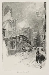 La Rue des Barres, París